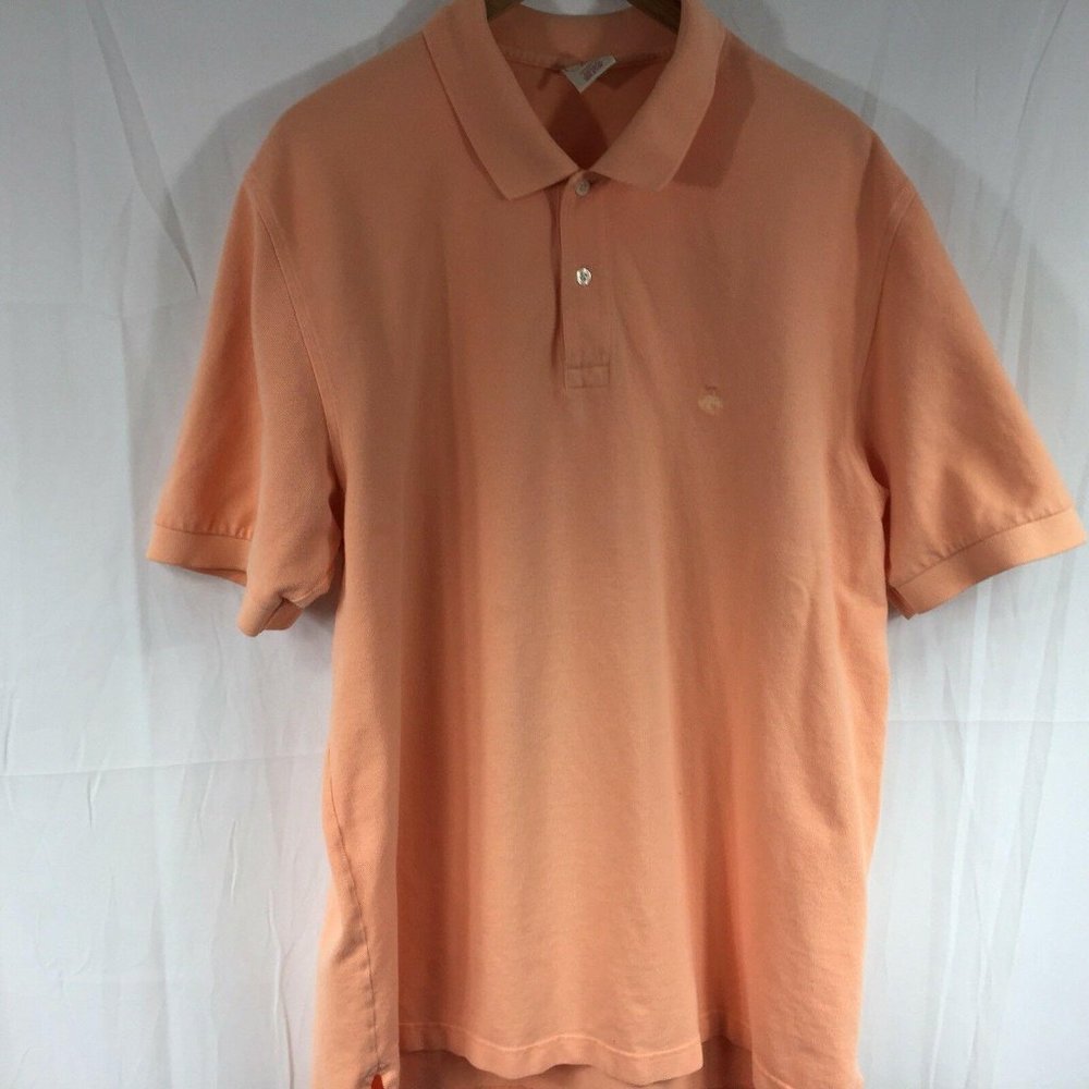 Brooks Brothers 346 Polo Shirt Men’s Orange XL